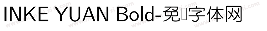 INKE YUAN Bold字体转换